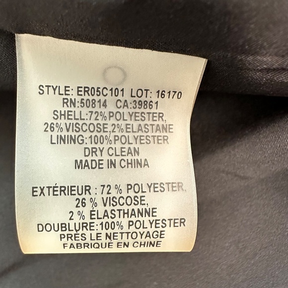 Elie Tahari Blazer Jacket Women's Size 14 Gold Kissed Metallic Weave Elegant - Picture 9 of 16